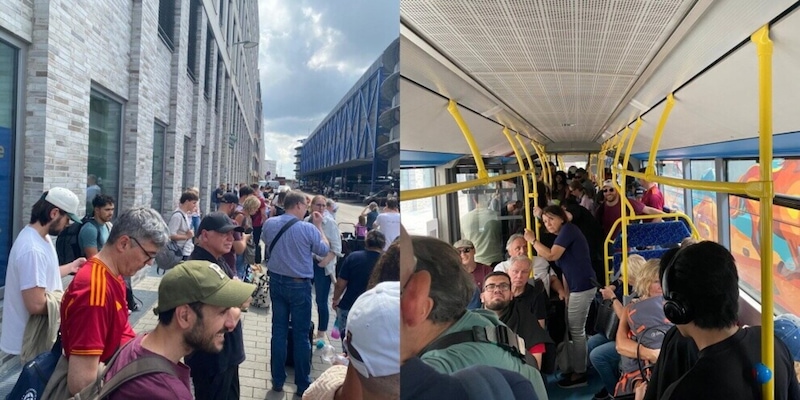 Aereo, treno e autobus: l’incredibile viaggio dei tifosi della Roma per Kaiserslautern 1 Aereo, treno e autobus: l’incredibile viaggio dei tifosi della Roma per Kaiserslautern