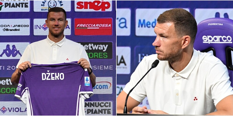 La Fiorentina presenta Dzeko: "Ho detto sì appena ho saputo che mi volevano. Conference? Ci teniamo" 2 La Fiorentina presenta Dzeko: "Ho detto sì appena ho saputo che mi volevano. Conference? Ci teniamo"