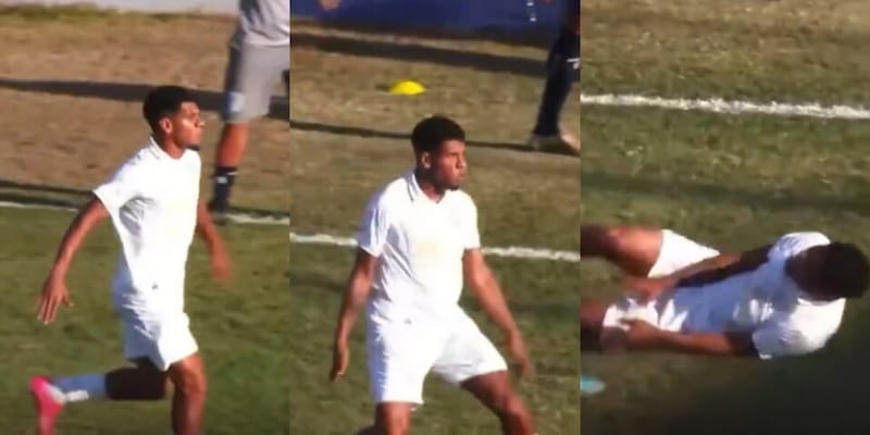 Si infortuna imitando l'esultanza di Cristiano Ronaldo: gaffe e dramma per Kesley Jamerson 3 Si infortuna imitando l'esultanza di Cristiano Ronaldo: gaffe e dramma per Kesley Jamerson
