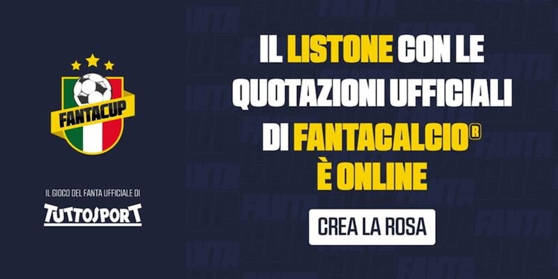 Fantacup, il listone Fantacalcio® con tutti i giocatori, i ruoli e le quotazioni: a centrocampo è bagarre! 1 Fantacup, il listone Fantacalcio® con tutti i giocatori, i ruoli e le quotazioni: a centrocampo è bagarre!