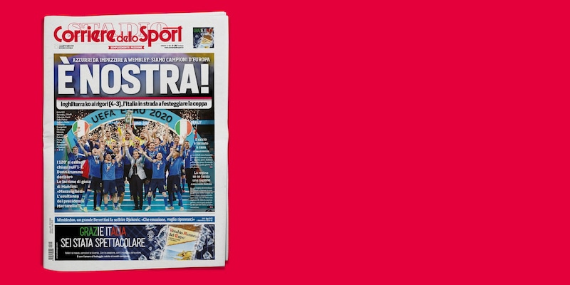 Vittoria Italia Europeo 2021: la copia anastatica domani in edicola 4 Vittoria Italia Europeo 2021: la copia anastatica domani in edicola