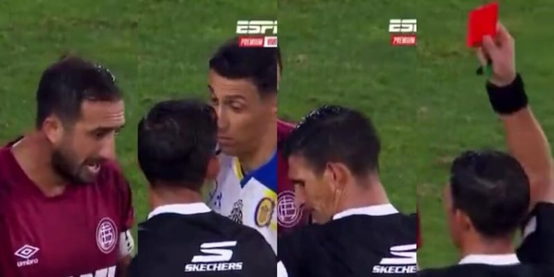 Di Maria, aura Argentina: uno sguardo all'arbitro e scatta il rosso 1 Di Maria, aura Argentina: uno sguardo all'arbitro e scatta il rosso