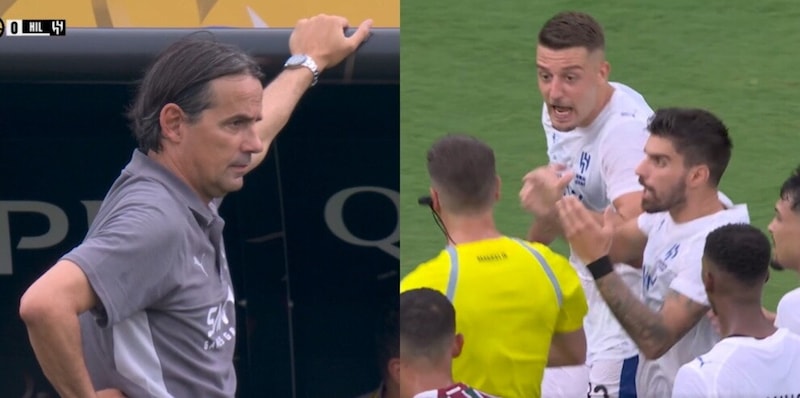 Inzaghi impietrito, Milinkovic &egrave; una furia: caos totale nel recupero di Fluminense-Al Hilal