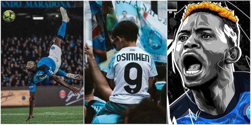 Osimhen, il messaggio di saluto al Napoli e il commento social di Kvara 2 Osimhen, il messaggio di saluto al Napoli e il commento social di Kvara