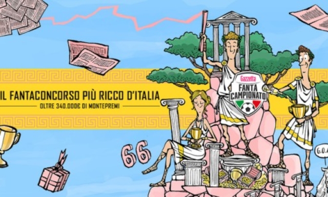 Fantacampionato Gazzetta, montepremi da record: oltre 340mila euro! 2 Fantacampionato Gazzetta, montepremi da record: oltre 340mila euro!