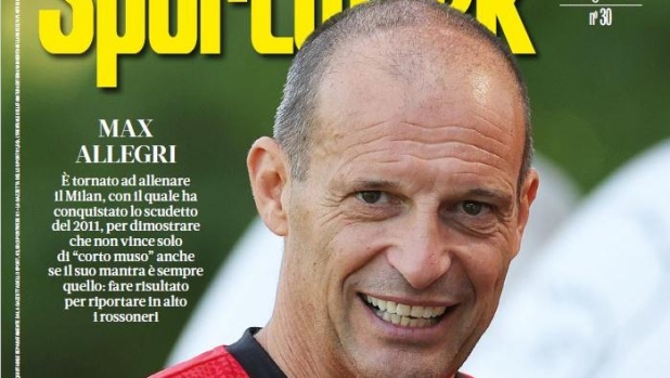 Allegri, come sarà il secondo atto al Milan? Lo raccontiamo su Sportweek 1 Allegri, come sarà il secondo atto al Milan? Lo raccontiamo su Sportweek