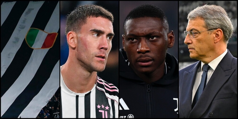 Vlahovic vuole il Milan e si taglia l'ingaggio per Allegri. Kolo Muani, Juve al fotofinish col Psg
