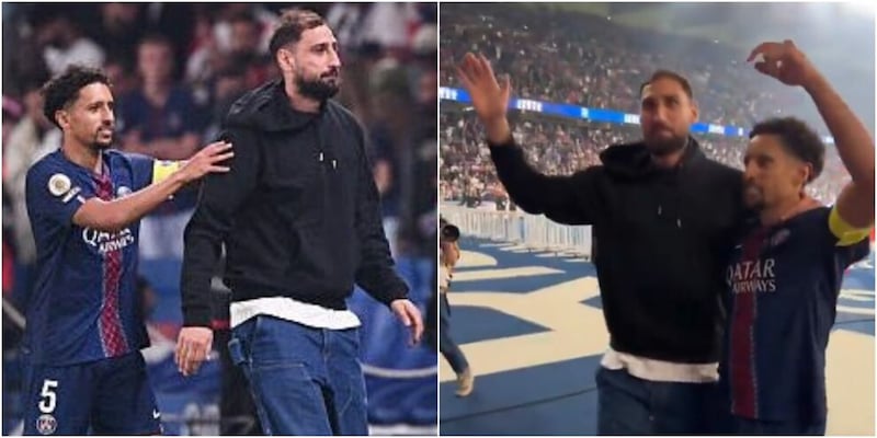 Donnarumma commosso a Parigi, il gesto di Marquinhos fa il giro del mondo: tifosi in lacrime