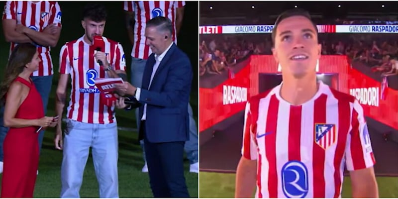 Atletico Madrid, Ruggeri "presenta" Raspadori ai nuovi tifosi in italiano