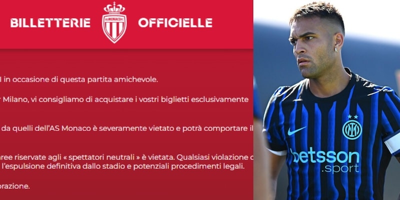 Monaco-Inter tra le polemiche: "Vietato esibire vessilli nerazzurri". Tifosi infuriati 3 Monaco-Inter tra le polemiche: "Vietato esibire vessilli nerazzurri". Tifosi infuriati