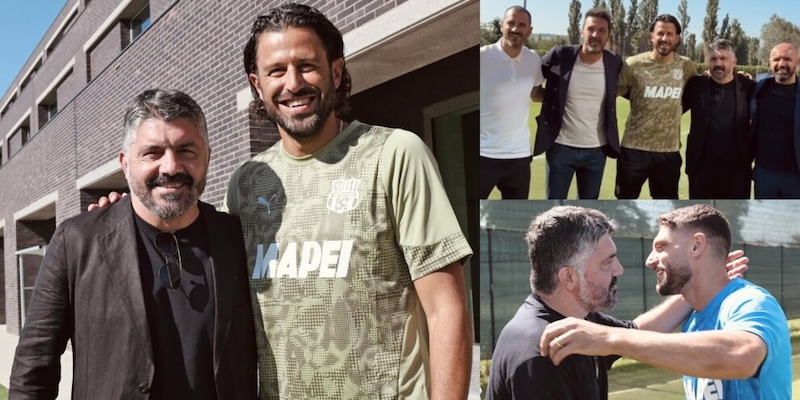 Gattuso prosegue il suo tour in Serie A: la visita al Sassuolo con Buffon e Bonucci 4 Gattuso prosegue il suo tour in Serie A: la visita al Sassuolo con Buffon e Bonucci