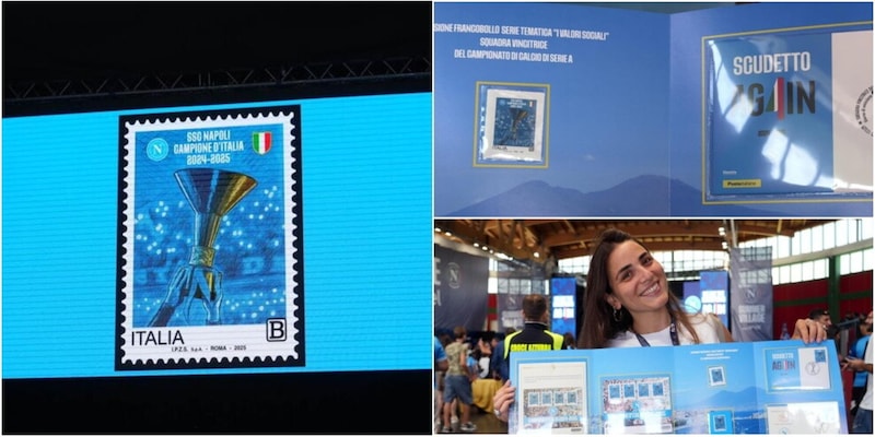 Napoli, ecco il francobollo celebrativo del quarto scudetto: "Simbolo di un'impresa" 2 Napoli, ecco il francobollo celebrativo del quarto scudetto: "Simbolo di un'impresa"