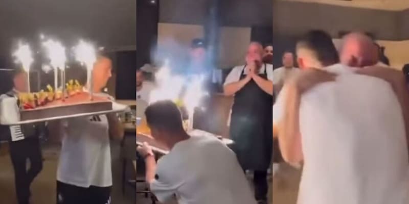Ronaldo con la torta in versione cameriere: la sorpresa per lo chef dell'Al Nassr 2 Ronaldo con la torta in versione cameriere: la sorpresa per lo chef dell'Al Nassr