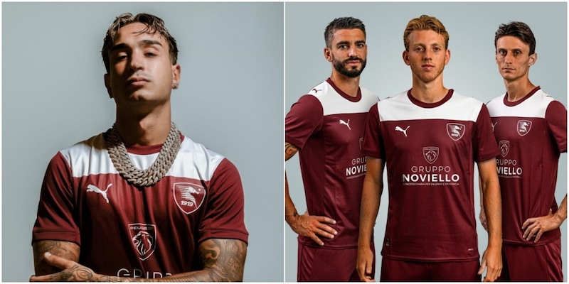Piedi nel passato, testa nel futuro: la Salernitana svela il nuovo home kit 4 Piedi nel passato, testa nel futuro: la Salernitana svela il nuovo home kit