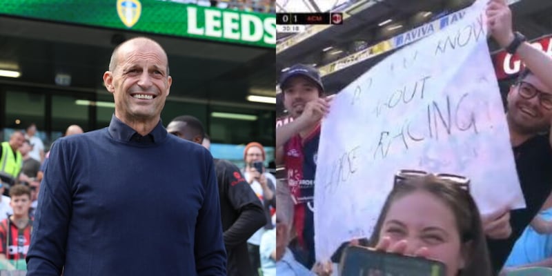 "Te ne intendi di ippica?": lo striscione per Allegri è già virale 2 "Te ne intendi di ippica?": lo striscione per Allegri è già virale