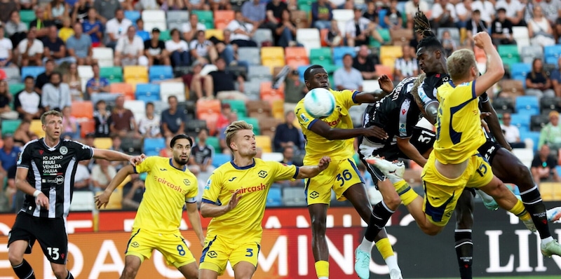 Udinese-Verona, nella sagra delle traverse Serdar risponde a Kristensen&nbsp;