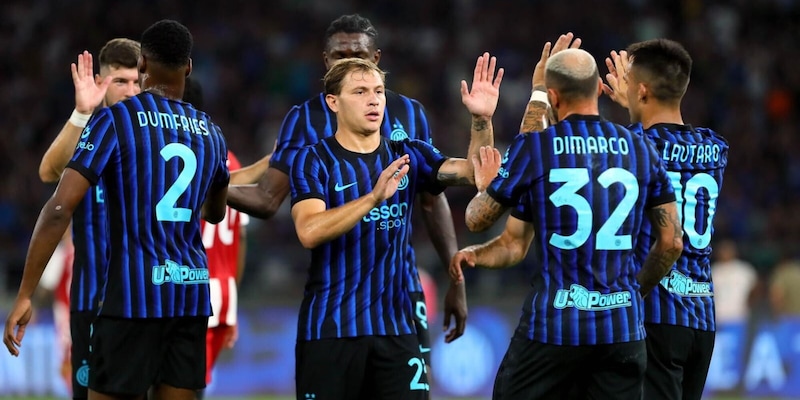 Inter ok con l'Olympiakos: Dimarco, gol e infortunio. A segno anche Thuram 2 Inter ok con l'Olympiakos: Dimarco, gol e infortunio. A segno anche Thuram