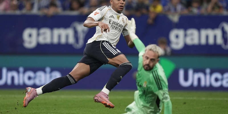 Mbapp&eacute; non si ferma pi&ugrave;: due gol all&rsquo;Oviedo e Real Madrid a punteggio pieno!