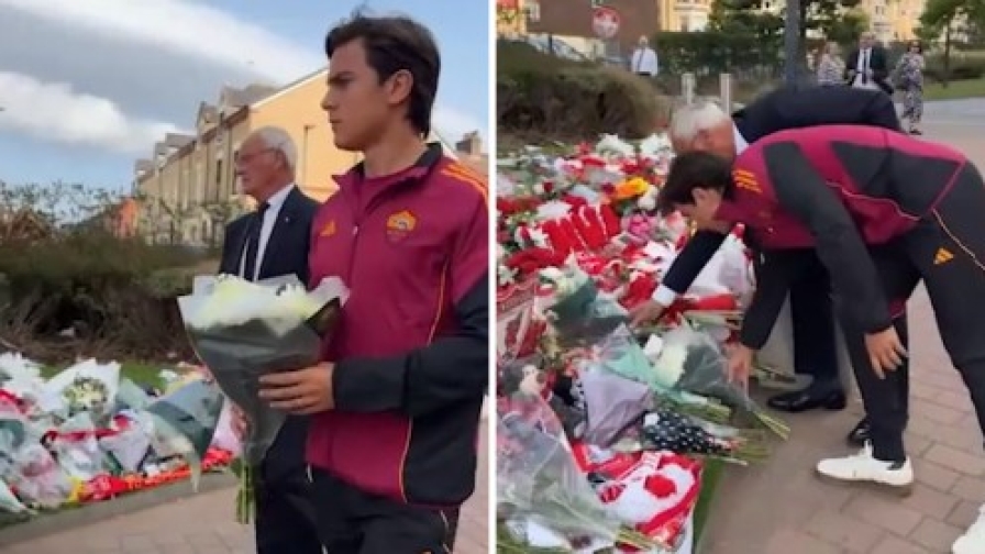 Roma, tributo a Diogo Jota: Ranieri e Dybala lo omaggiano
