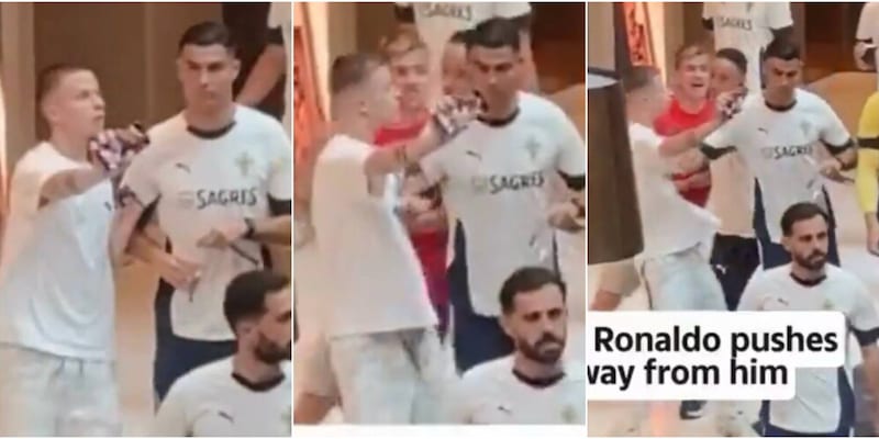 Ronaldo rifiuta un selfie e spinge un giovane fan: il video è virale 3 Ronaldo rifiuta un selfie e spinge un giovane fan: il video è virale