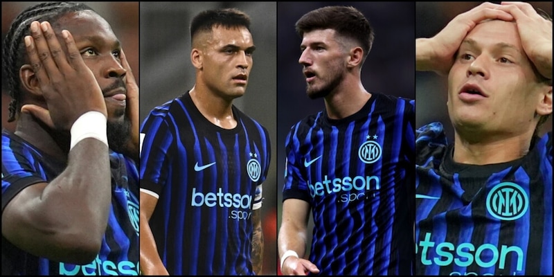 Lautaro fuori, Bisseck lascia spazi, Barella si complica la vita: pagelle Inter