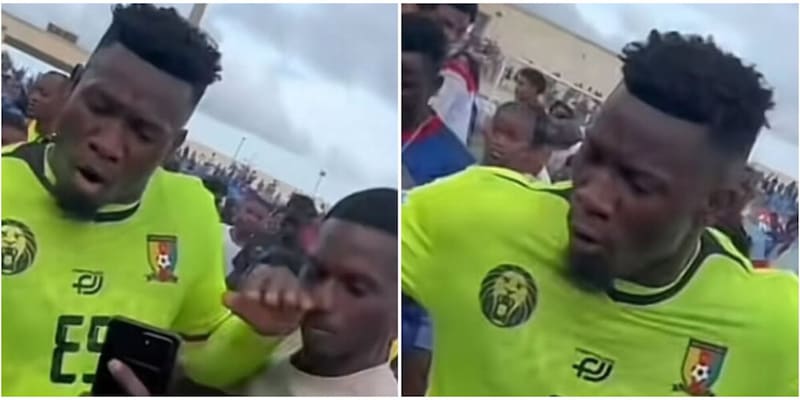 Onana perde la testa: spintone a un tifoso che gli aveva chiesto un selfie 2 Onana perde la testa: spintone a un tifoso che gli aveva chiesto un selfie