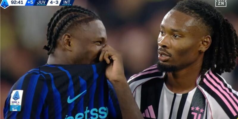 Marcus Thuram ride con il fratello dopo il 4-3 della Juve: tifosi dell'Inter infastiditi sui social. Khephren spiega tutto in tv