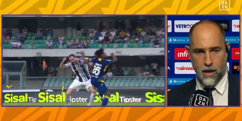 Tudor furioso contro arbitro e Var dopo Verona-Juve: "È vergognoso" 3 Tudor furioso contro arbitro e Var dopo Verona-Juve: "È vergognoso"