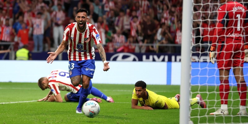 Liga, Nico Gonzalez trascina l'Atletico Madrid: 2-0 al Villarreal 1 Liga, Nico Gonzalez trascina l'Atletico Madrid: 2-0 al Villarreal