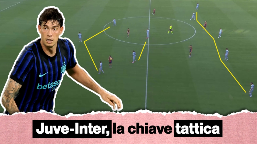Juve-Inter, la chiave tattica: perché Bastoni può fare la differenza 1 Juve-Inter, la chiave tattica: perché Bastoni può fare la differenza
