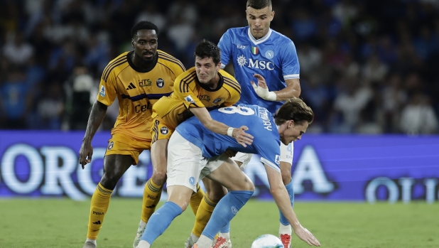 FINALE Napoli-Pisa 3-2: Conte, vittoria col brivido grazie a Gilmour, Spinazzola e Lucca 2 FINALE Napoli-Pisa 3-2: Conte, vittoria col brivido grazie a Gilmour, Spinazzola e Lucca