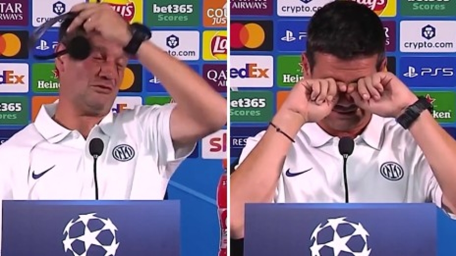 Chivu, le cuffie lo stordiscono e lui reagisce così: la sala scoppia a ridere! 1 Chivu, le cuffie lo stordiscono e lui reagisce così: la sala scoppia a ridere!