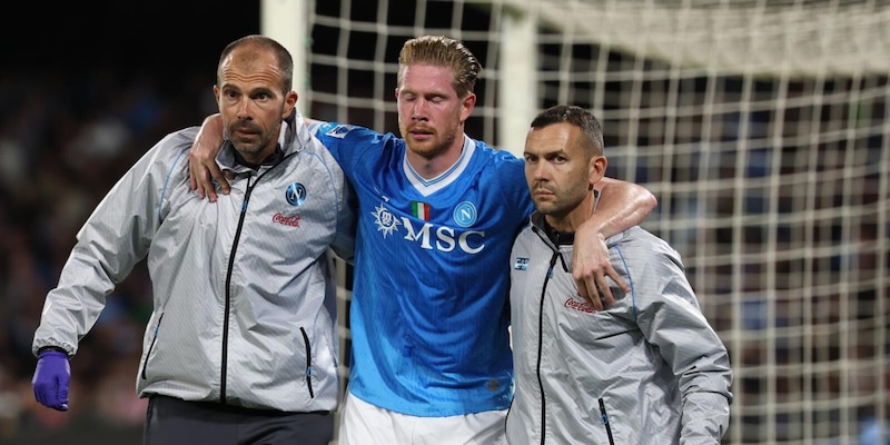 Napoli, De Bruyne dovrà stare fermo a lungo: l'esito degli esami, tutti i dettagli 2 Napoli, De Bruyne dovrà stare fermo a lungo: l'esito degli esami, tutti i dettagli