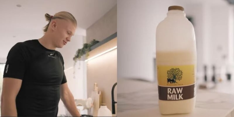 Haaland beve latte crudo ed è polemica in Inghilterra: perché la sua alimentazione fa discutere 2 Haaland beve latte crudo ed è polemica in Inghilterra: perché la sua alimentazione fa discutere