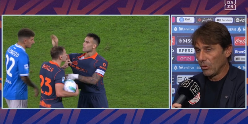 Conte: "Lautaro è un ottimo giocatore, dal punto di vista umano...". Poi la dura stoccata a Marotta 22 Conte: "Lautaro è un ottimo giocatore, dal punto di vista umano...". Poi la dura stoccata a Marotta