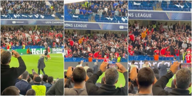 Il bel gesto di Mourinho a Stamford Bridge: va a calmare i tifosi del Benfica, cosa &egrave; successo