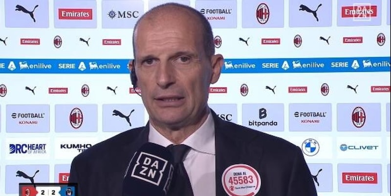 Allegri e lo stop Milan: "Cos&igrave; &egrave; follia pura. In cinque minuti del genere non si pu&ograve;"