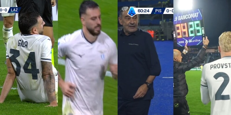 Lazio, Gila costretto a uscire dal campo: Sarri reagisce male ma il motivo &egrave; davvero 'urgente'