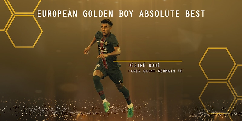 D&eacute;sir&eacute; Dou&eacute;: il talento del Psg &egrave; l'European Golden Boy Absolute Best 2025