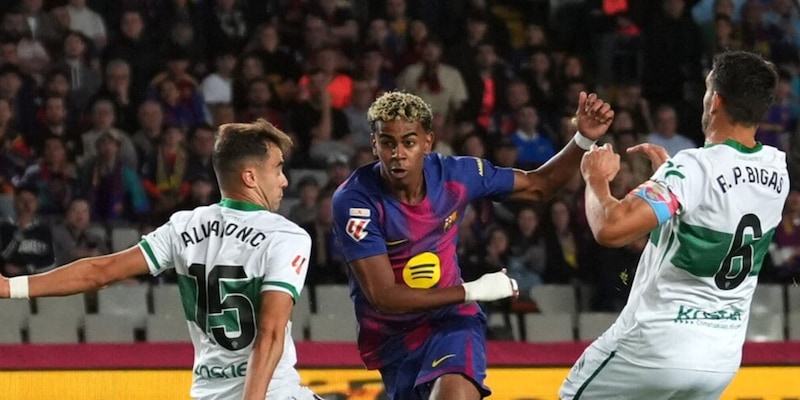 Barcellona, tris all'Elche e secondo posto alle spalle del Real. In rete anche Yamal 1 Barcellona, tris all'Elche e secondo posto alle spalle del Real. In rete anche Yamal