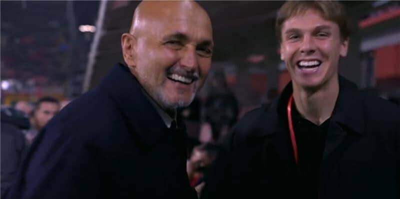 Spalletti e il bell'abbraccio con Zerbin prima di Cremonese-Juve 3 Spalletti e il bell'abbraccio con Zerbin prima di Cremonese-Juve
