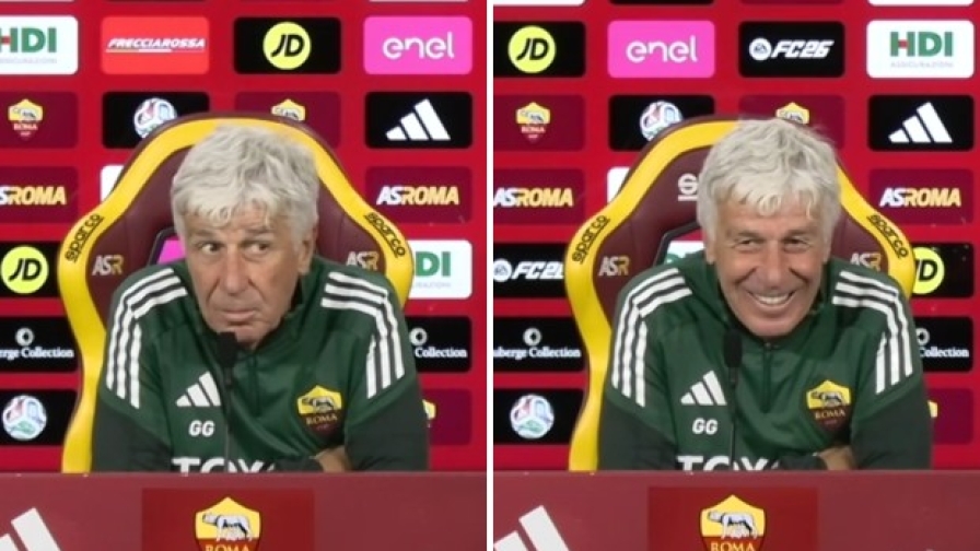 Un gatto interrompe Gasperini in conferenza: "Risponde lui per me" 4 Un gatto interrompe Gasperini in conferenza: "Risponde lui per me"