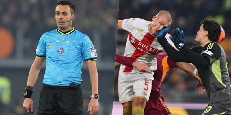 Di Bello, un errore grave in Roma-Genoa: perch&eacute; manca un rigore a De Rossi