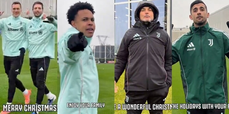 Spalletti e Babbo Natale, Locatelli polacco, Perin filosofo d'amore: la Juve fa gli auguri 1 Spalletti e Babbo Natale, Locatelli polacco, Perin filosofo d'amore: la Juve fa gli auguri