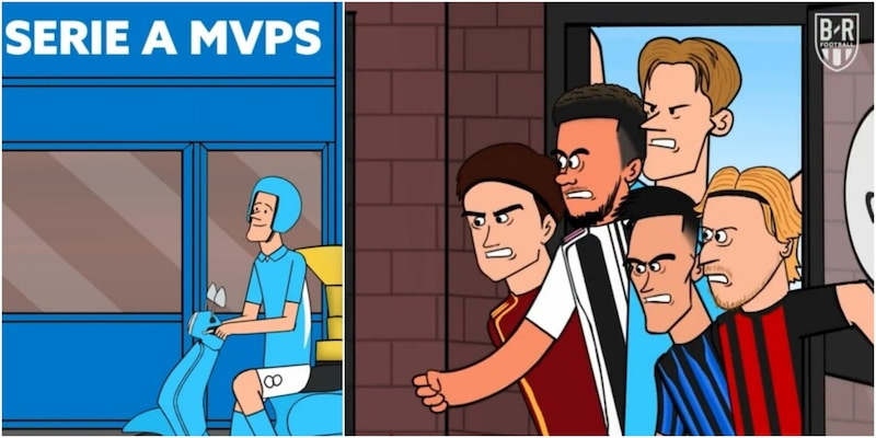 McTominay su una vespa azzurra e la lotta serrata per lo scudetto: il cartone &egrave; virale