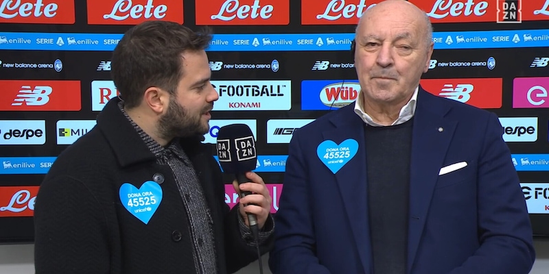 Marotta stuzzica Conte: Il "Napoli &egrave; il pi&ugrave; serio candidato alla vittoria dello scudetto"