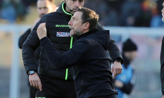 Di Francesco: "Arbitri, voglio rispetto. Vedo altri buttare la giacca, io espulso senza aver detto nulla"