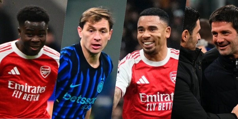 Pagelle Inter-Arsenal: Barella poco concreto, Saka e Gabriel Jesus brillano. Chivu e Arteta&hellip;