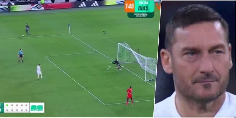 Totti sbaglia un rigore in Messico e reagisce cos&igrave;: il video diventa virale