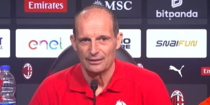 Allegri, show Milan: "La Fiorentina me l'ero scordata, tra Kean e Leao non so chi canta meglio"
